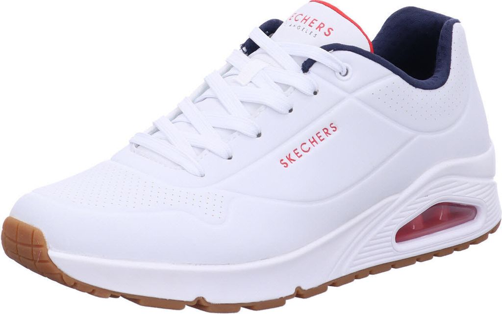 Skechers Damen Sportschuhe 52458-WNVR Uno Stand On Air weiß r. 40