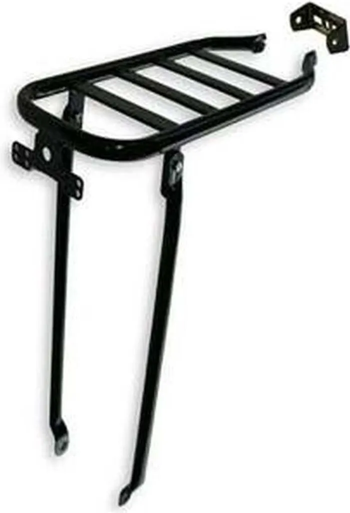 Steco Aderdrager PTT Tube Rond Flat Spindy Noir pour Porte-Bagages Vélo
