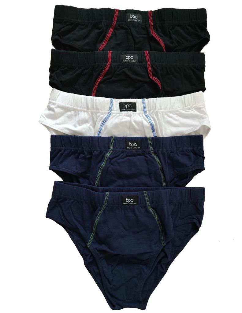 5er Pack Herrenslips Slip Unterhosen Männer Unterwäsche aus Baumwolle, Gr. 6