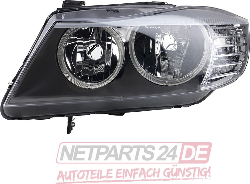 Johns, Scheinwerfer Halogen passend für BMW 3er E90 E91 08- Satz H7 H7 L R System Valeo 63117202573 63117202581 7202573 7202581 63117202574 631172...