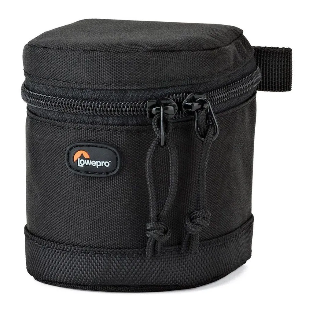 Étui d'Objectif Lowepro 7x8cm : Rembourrage Épais et Fixation Ceinture