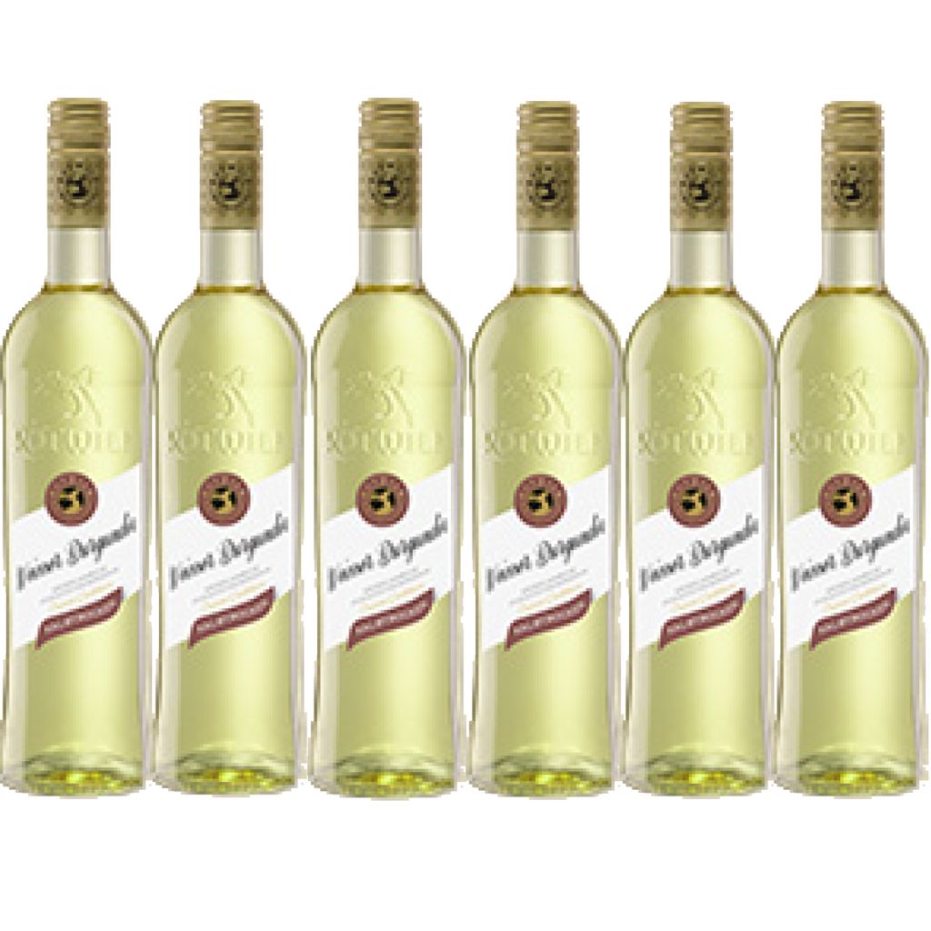 Rotwild Weißer Burgunder Weißwein halbtrocken 750ml 6er Produktbild 