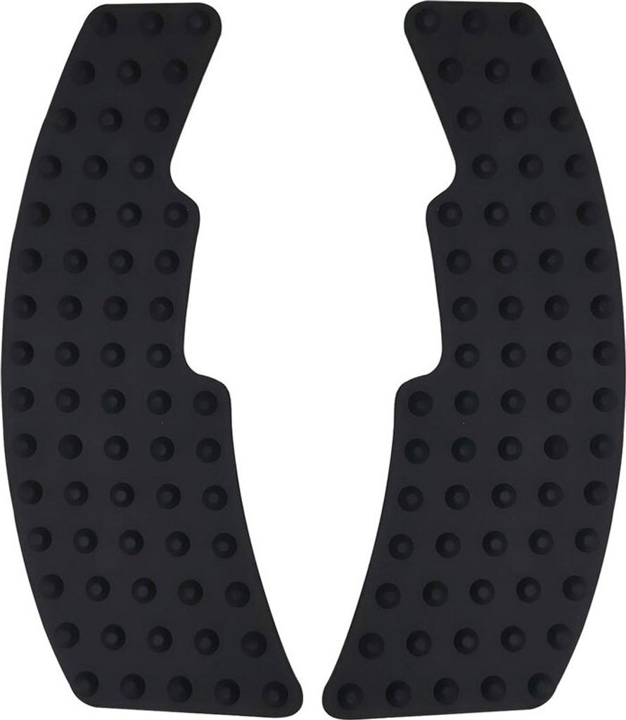 Seitliche Schutzvorrichtungen für Motorrad Racing Grip Geformt Anti-Rutsch-Schwarz