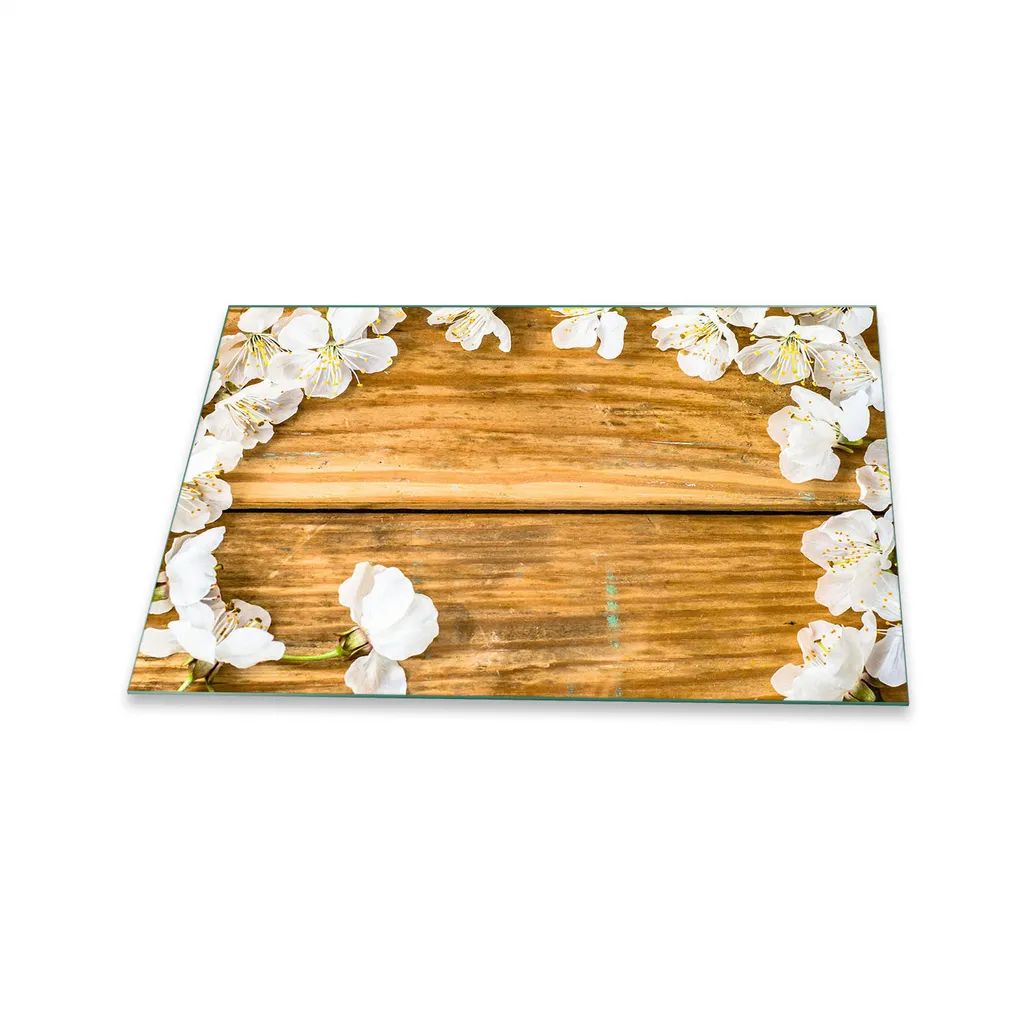 Protezione Piano Cottura Vetro 80x52 Effetto Legno - Antigraffio