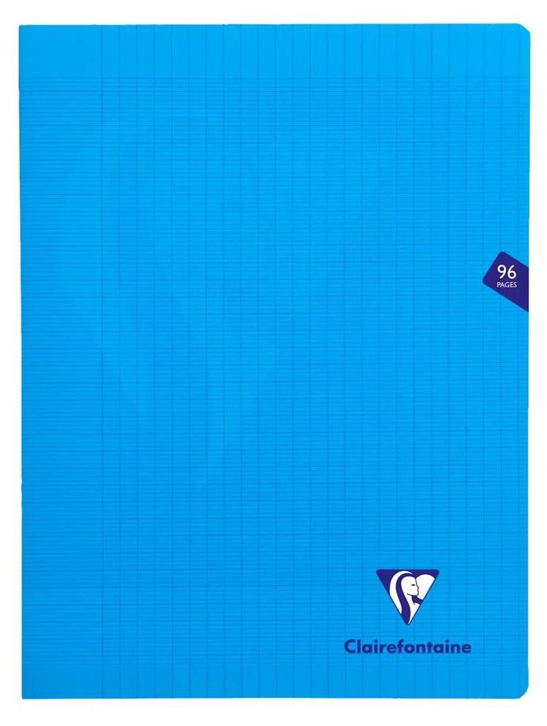 Clairefontaine 323361C Clairefontaine Cahier piqûre Mimesys, 240 x 320 mm, bleu