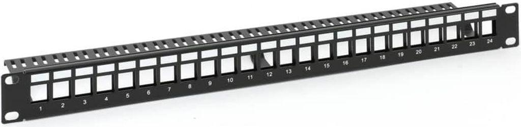 RED4POWER Patchpanel KPP-19-24-E, 19", 24-port