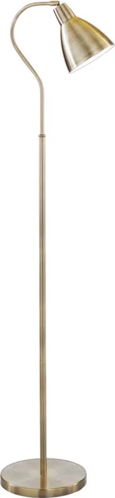 Lampadaire laiton antique réglable 145 cm - Solution éclairage modulable