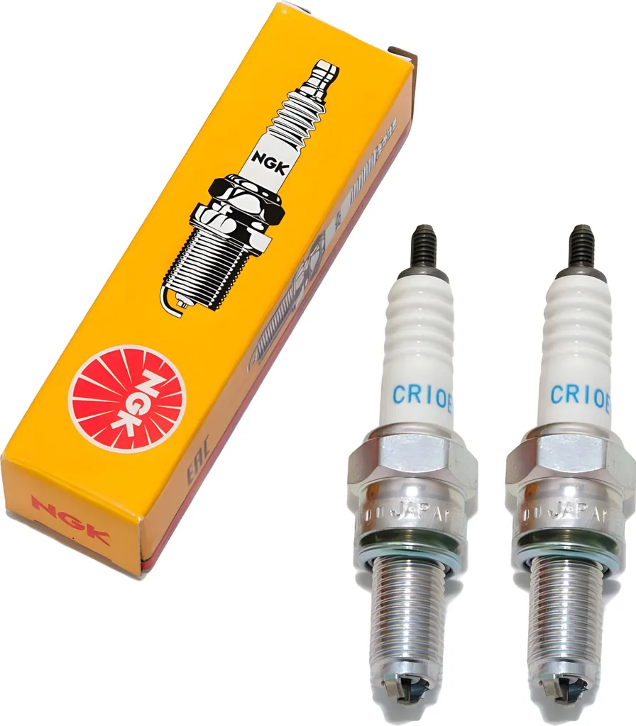2x Candele NGK CR10EK 2360 per Moto - Il Set Giusto per Non Restare a Piedi
