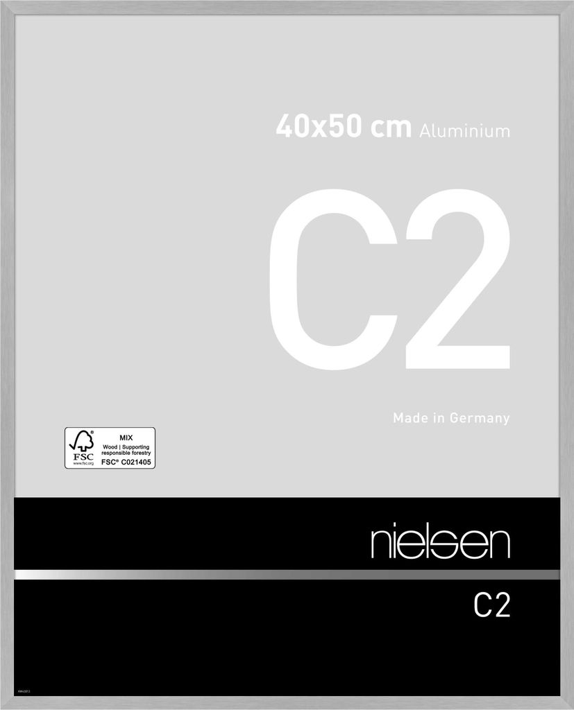 nielsen Aluminium Bilderrahmen C2, 40x50 cm, Struktur Produktbild 