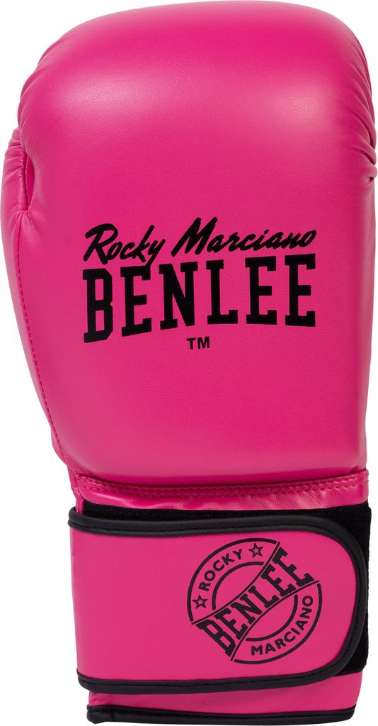 Benlee Carlos Leder Künstliche Boxhandschuhe Rosa 12 oz Produktbild 