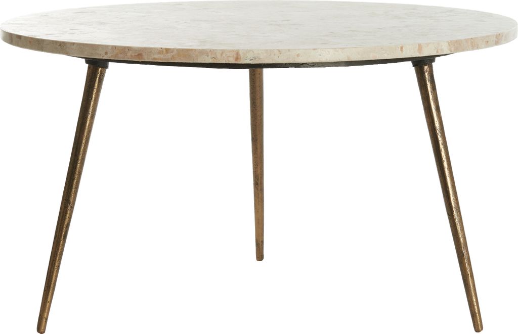 Light & Living - Beistelltisch ZECA - Ø67x37cm - Grau Produktbild 