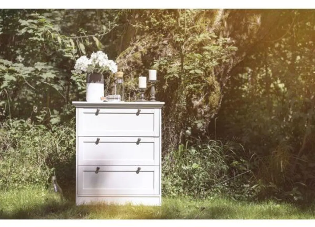 Commode de chambre blanche Intertrade S - Meuble de rangement 001597 - 14