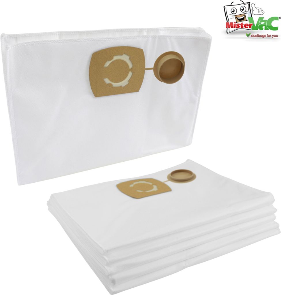 MisterVac Staubsaugerbeutel 10 Stück kompatibel mit Parkside PNTS 1500 D5 Prof.