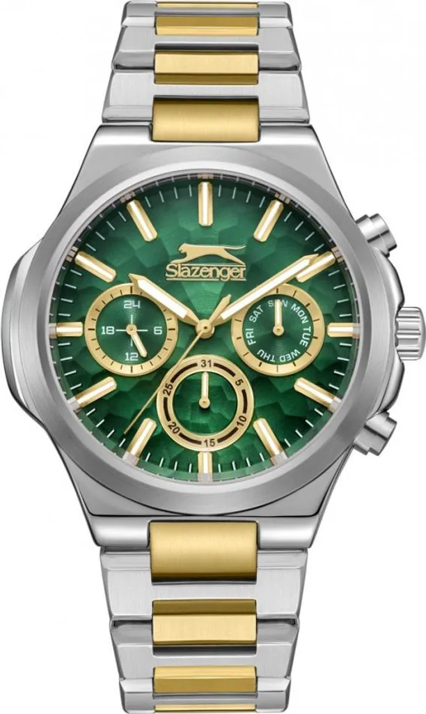 Montre Homme Slazenger SL.09.2364.2.01 Vert - Design Sport Chic Précis