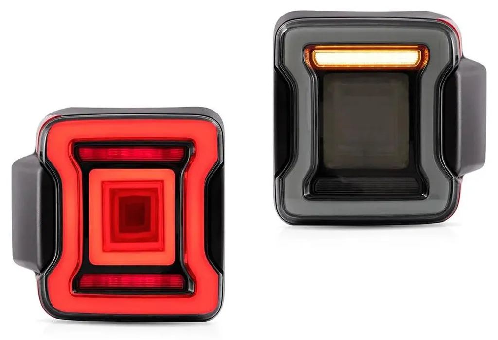Feux arrière LED fumés étanches avec animation de clignotant dynamique