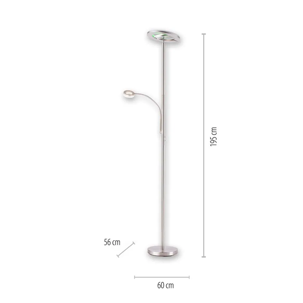 Lampadaire LED dimmable avec télécommande et mode RGB - Modèle L500 - 7