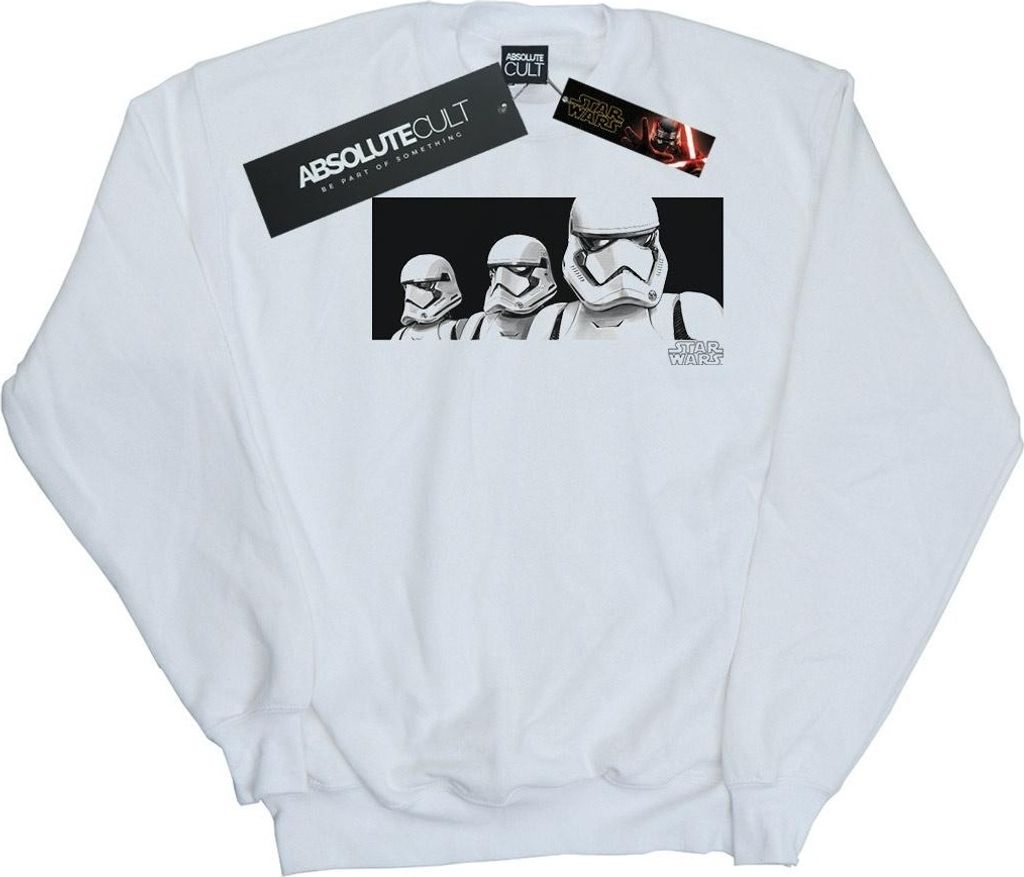 Star Wars: The Rise of Skywalker - "Troopers" Sweatshirt für Herren BI49583 (XXL) (Weiß)