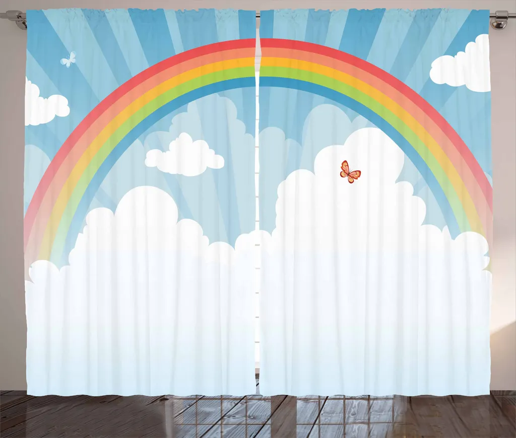 Offerta Tenda ABAKUHAUS 280x175 Arcobaleno - Soggiorno e Camera