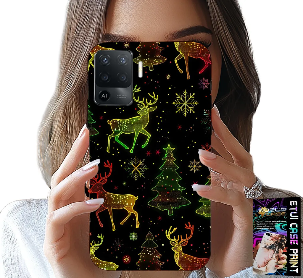 Custodia Design Natale per Oppo F19 Pro | Edizione Limitata Vetro