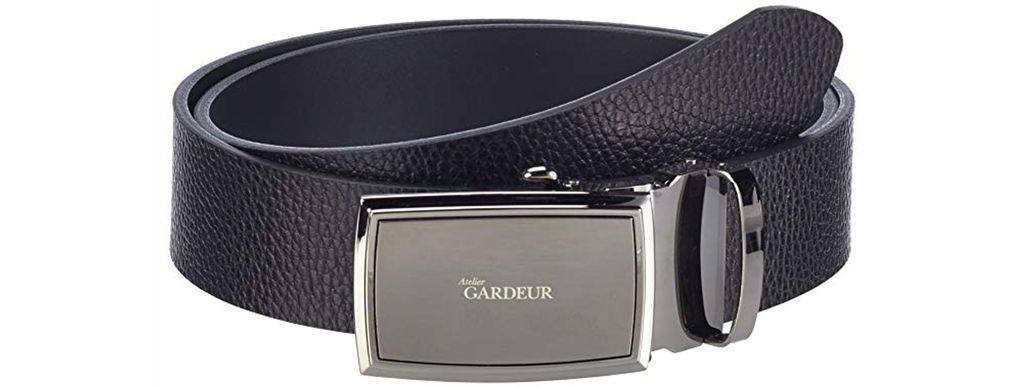 Atelier Gardeur - Herren Gürtel aus 100% Leder (49669), Länge:95, Farbe:Schwarz (99)