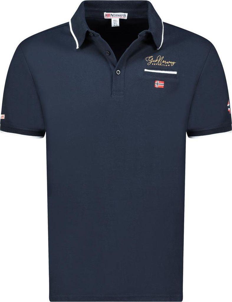 Geographical Norway Kara Polo Blau - Große M