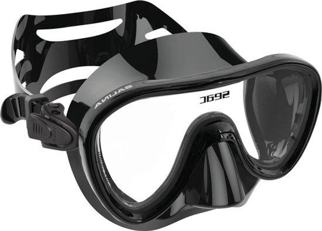 Kinder-Schnorchelmasken-Set mit schwarzem Gesichtsschutz für Kinder und Erwachsene, schmal für Kinder, schnelles Schließen, anti-panikgespen, Sc...