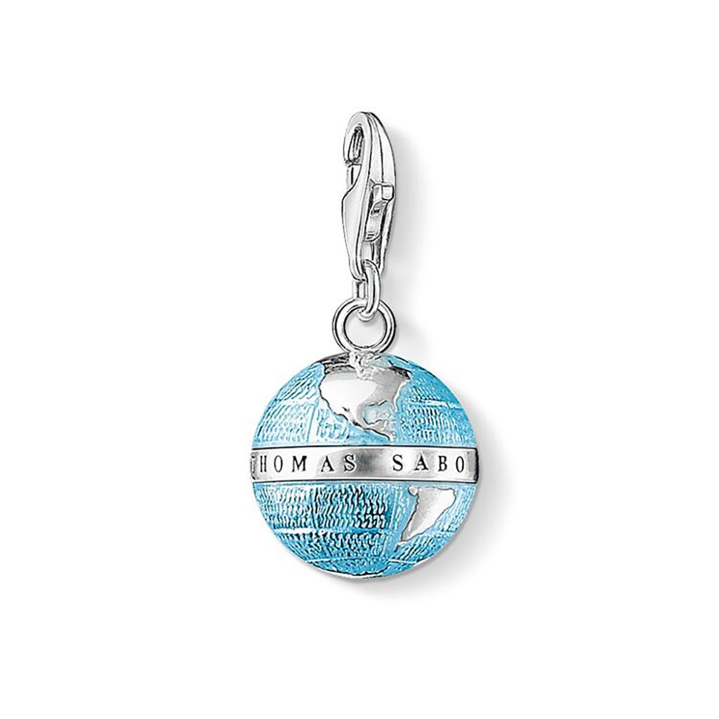 Thomas Sabo 0754-007-1 Charm-Anhänger Weltkugel Produktbild 