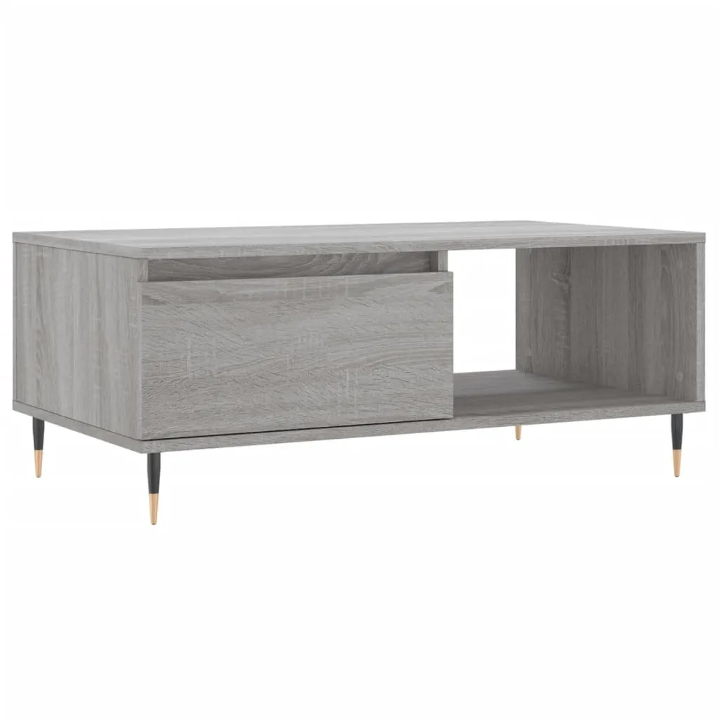 Tavolino Grigio Sonoma 90x50x36.5 cm: Il Cuore del Tuo Relax