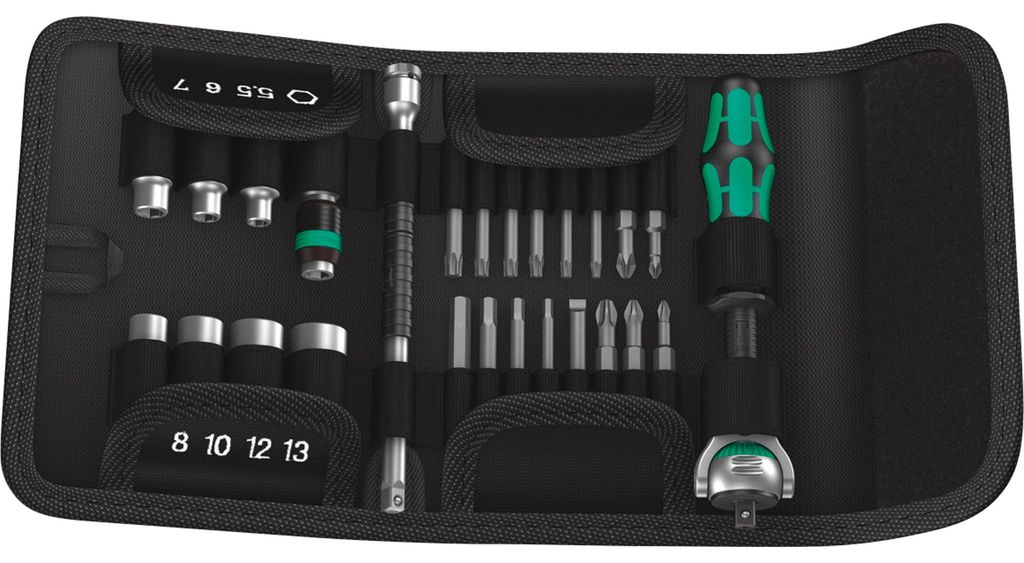 Wera 05051045001, Steckschlüssel-Set, 26 Stück(e), Schwarz, Produktbild 