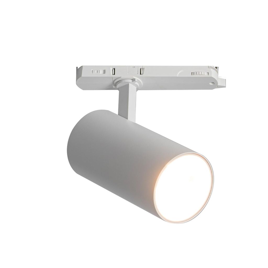 Foco LED für Drehstromschienen, 38 W, Farbtemperatur wählbar (2700 K–4000 K–6000 K), Weiß
