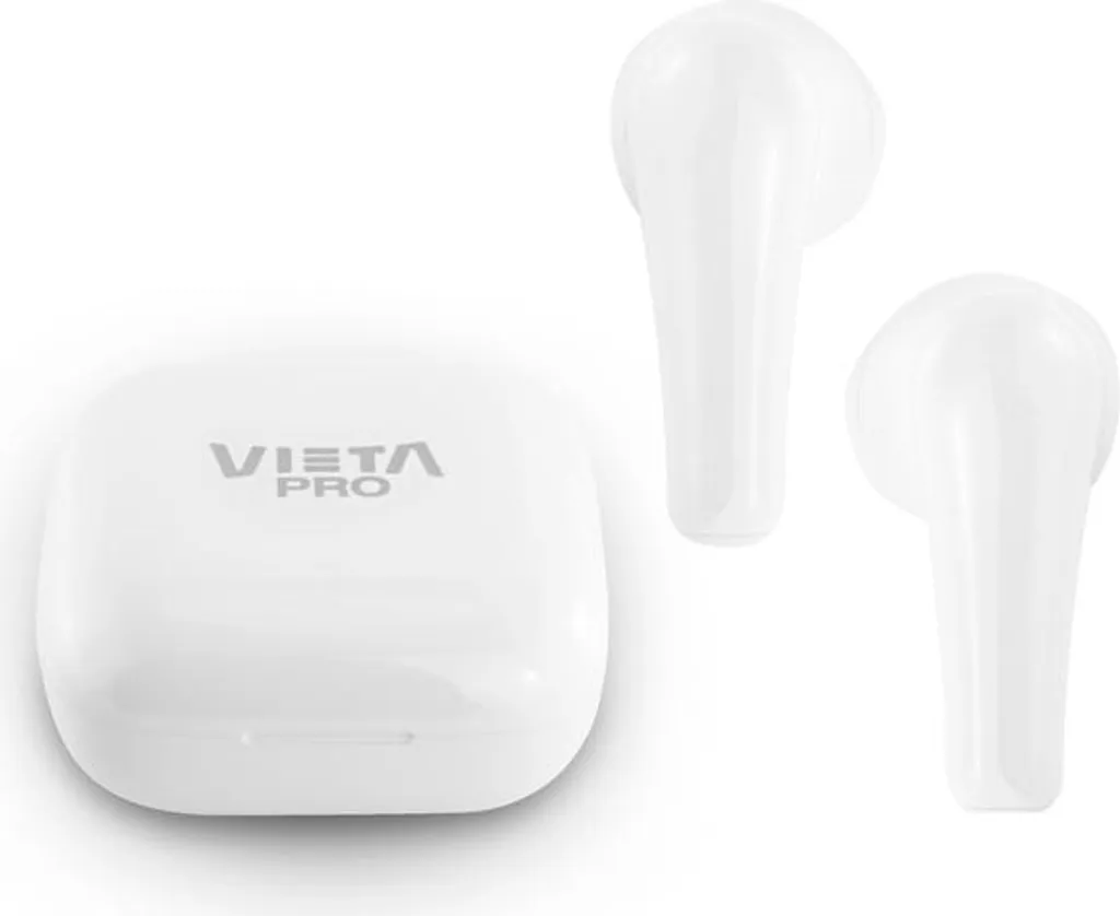 Écouteurs Bluetooth TWS Vieta Pro #FEEL Blancs avec Boîtier de Charge