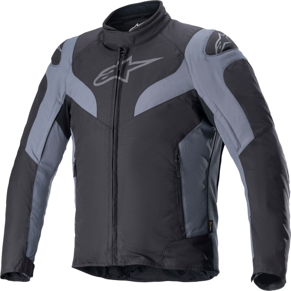 Alpinestars RX-3 Wasserdichte Motorrad Textiljacke, schwarz/schwarz, S
