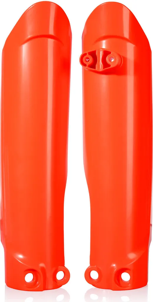 Protège-fourche ACERBIS orange fluo pour moto cross et enduro robuste