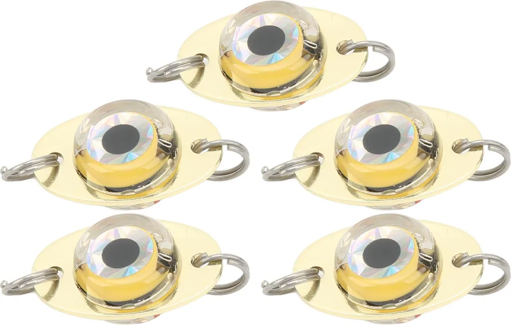 5 Luci LED Bianche per Pesca Subacquea - ABS Alta Qualità Mare/Laguna