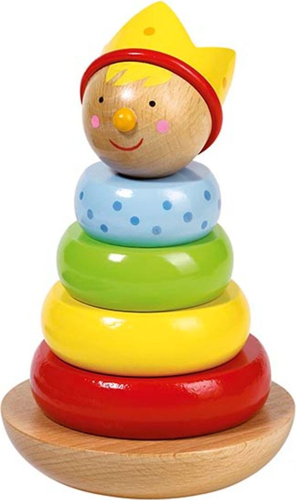 goki 58577 Petit prince à empiler, basic, multicolore (1 Image du produit 