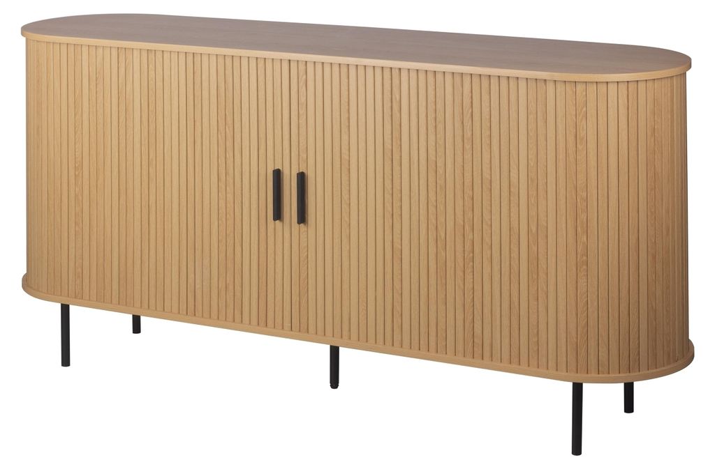 Sideboard >Kajsa< in Nachbildung Eiche, Holzwerkstoff Produktbild 