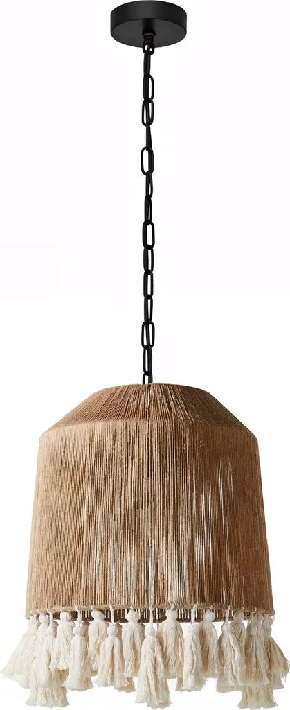 Luminaire Suspension Noire 30cm Toolight - Lampe de Plafond Moderne