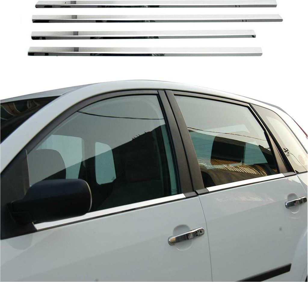 Modanature per finestre per Ford Fiesta 2000-2010 in Immagine del prodotto 