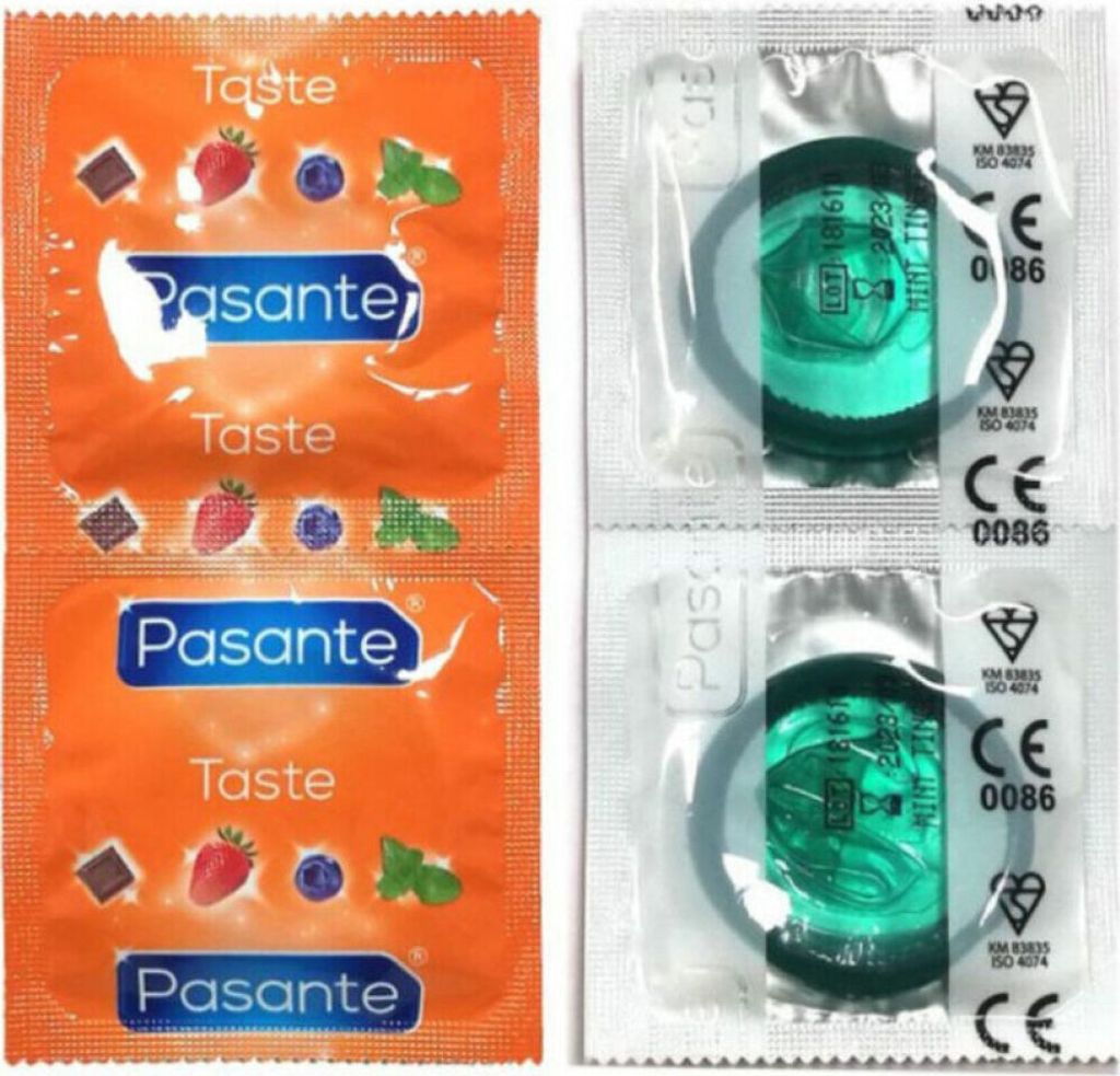 Pasante - Preservativi Gusto Menta Borsa 144 Unit Immagine del prodotto 