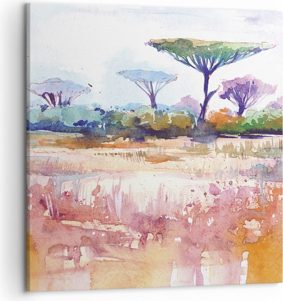 Bild auf Leinwand - Leinwandbild - Einteilig - Aquarell Produktbild 