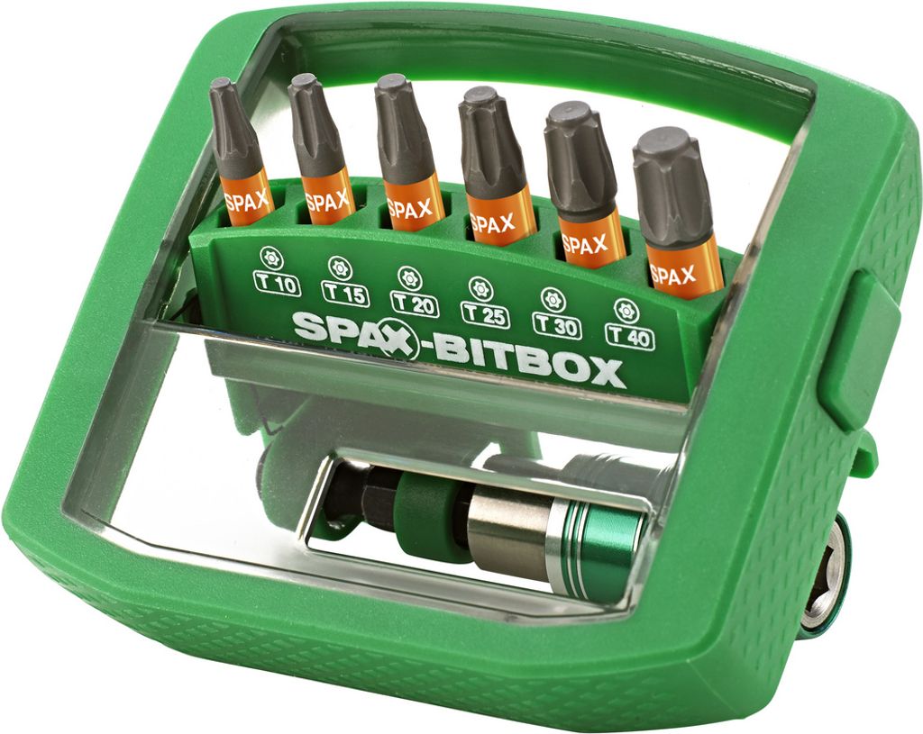 SPAX BITcheck Rapidator BIT-Halter + 6 SPAX BITs T-STAR Produktbild 8