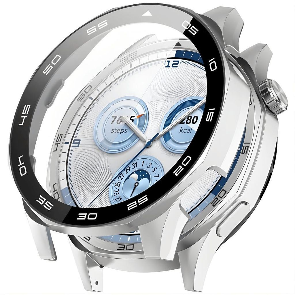 Hülle für Huawei Watch GT5 46mm Schutzglas Panzerfolie Display Screen Case 9H