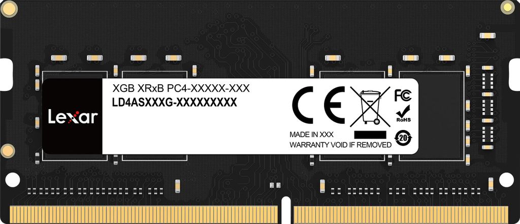 Memorie RAM, Lexar, 8 GB, 3200 MHz, DDR4, Pentru notebook Produktbild 