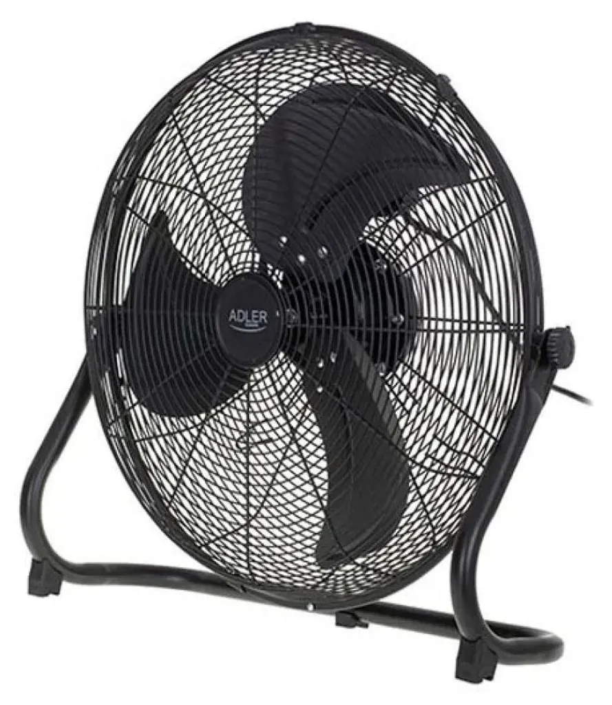 Ventilateur de sol chromé ADLER AD7334 de 45cm avec inclinaison réglable 110W - 16