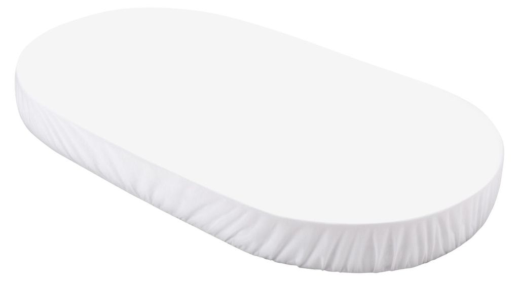 Waldin Large sheet 73x122   W2 baby bed 7in1 White - Produktbild 