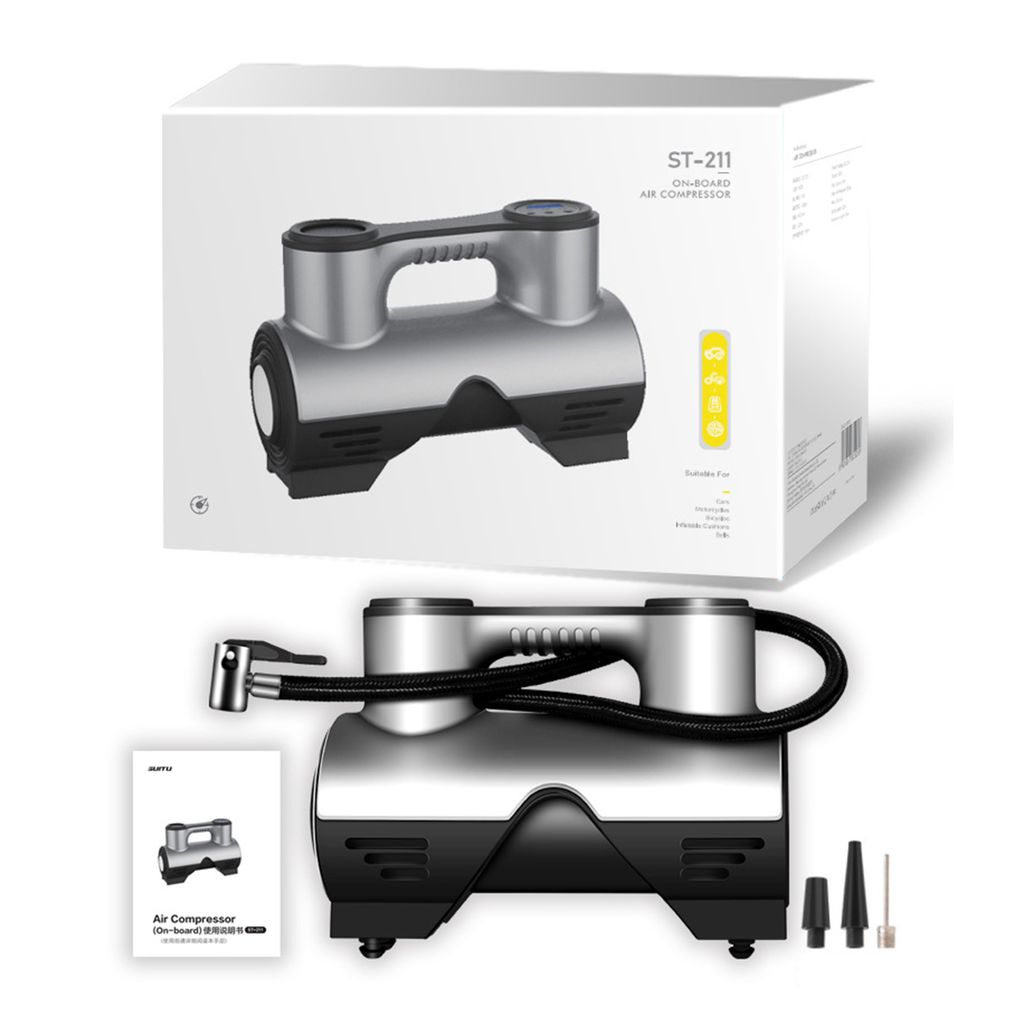 120W Digital  Luftkompressor Auto, Elektrische Luftpumpe Produktbild 2