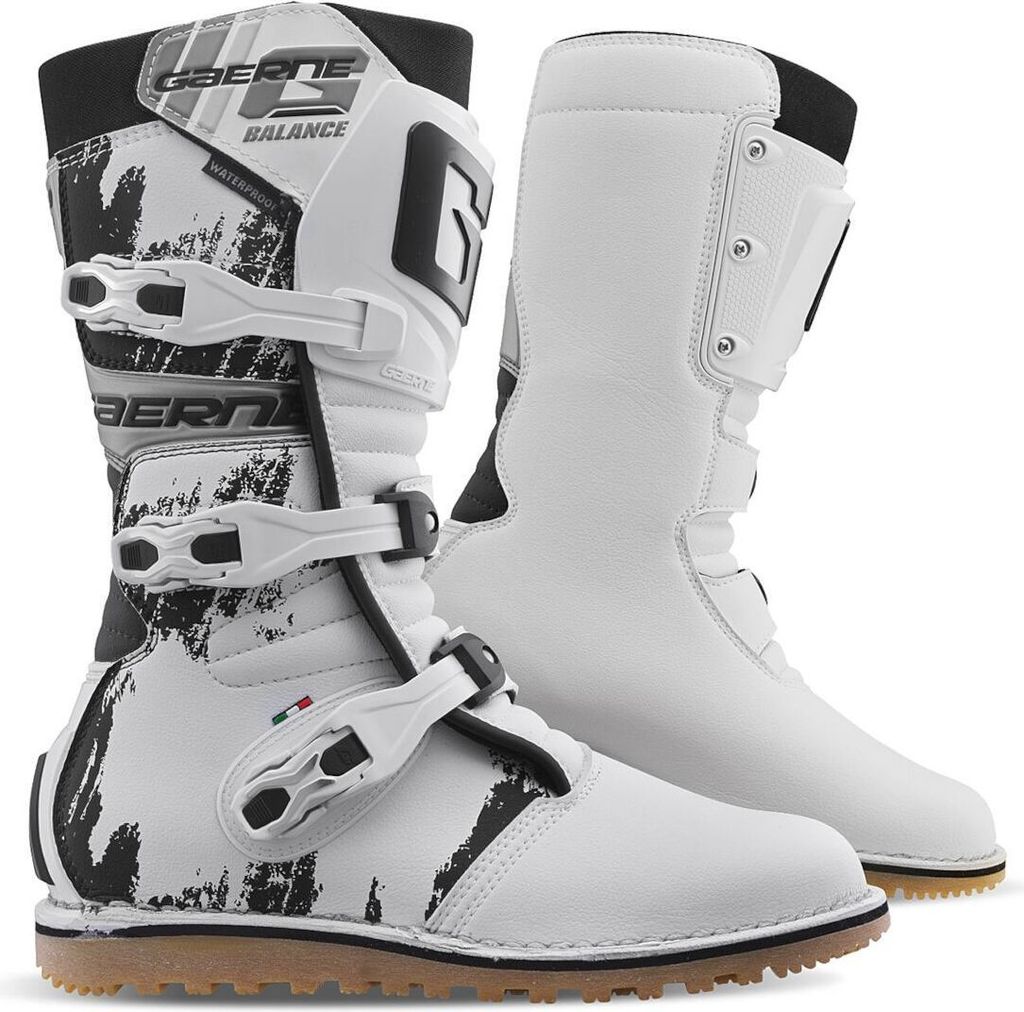 Gaerne Balance XTR wasserdichter Motocross Stiefel, weiß, 47