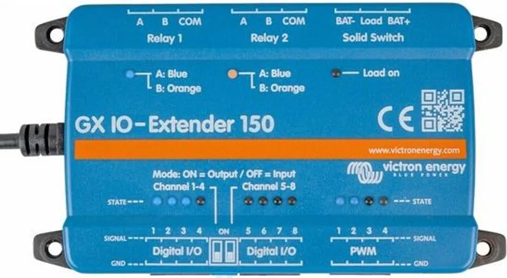 Victron GX IO-Extender 150 avec 15 ports de connexion pour monitoring