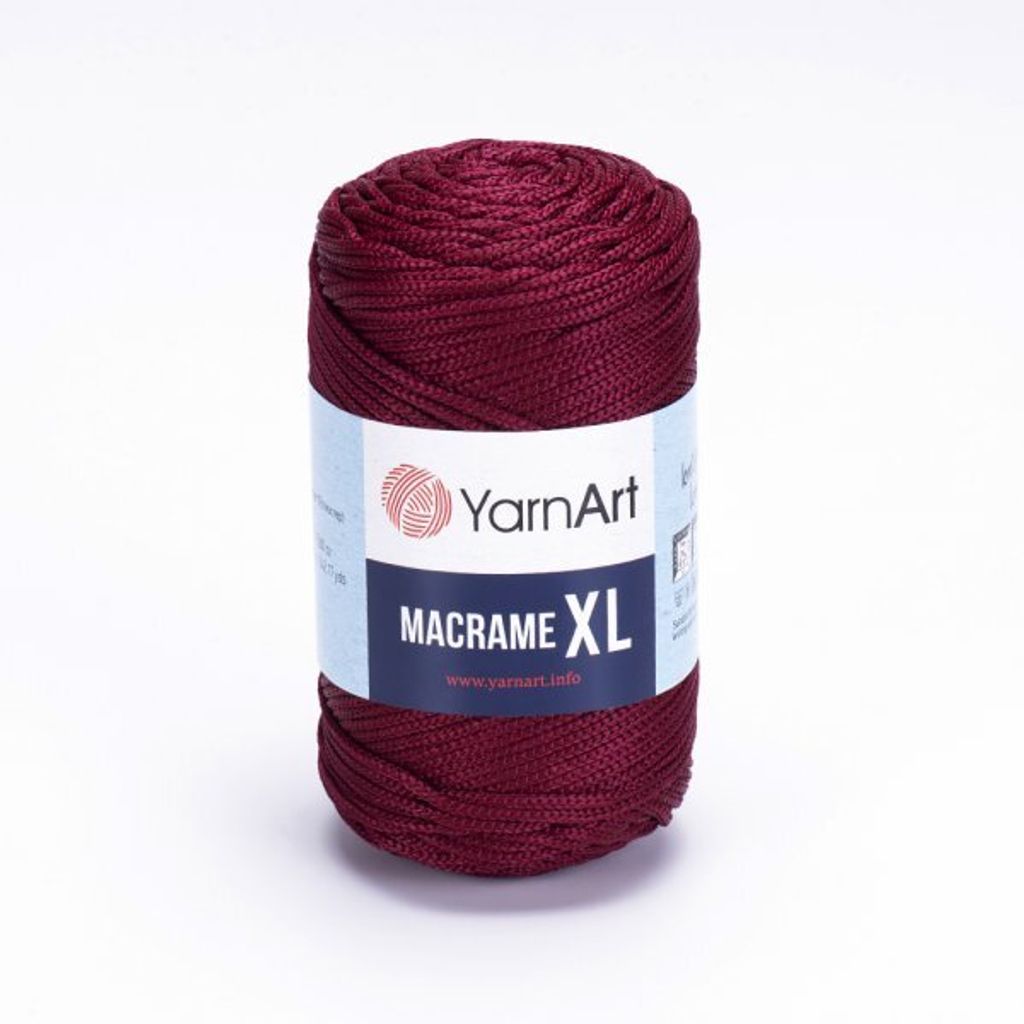 YarnArt Macrame XL příze 250 g / 100 m - barva 145 bordó - Obrázek produktu 