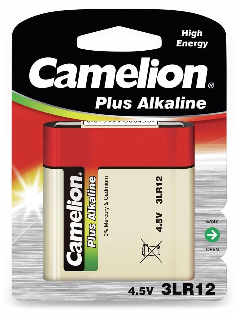 Camelion 3LR12-BP1, Baterie na jedno použití, 4.5V, Obrázek produktu 